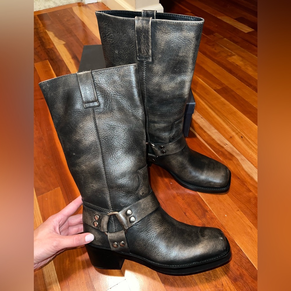 EUC Silent D Hervee Moto Boots by Anthropologie